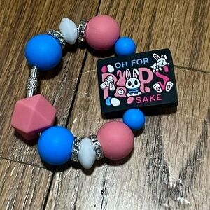 Handmade Spring Easter Peeps Beaded Tumbler Stanley cup handle accessory charm